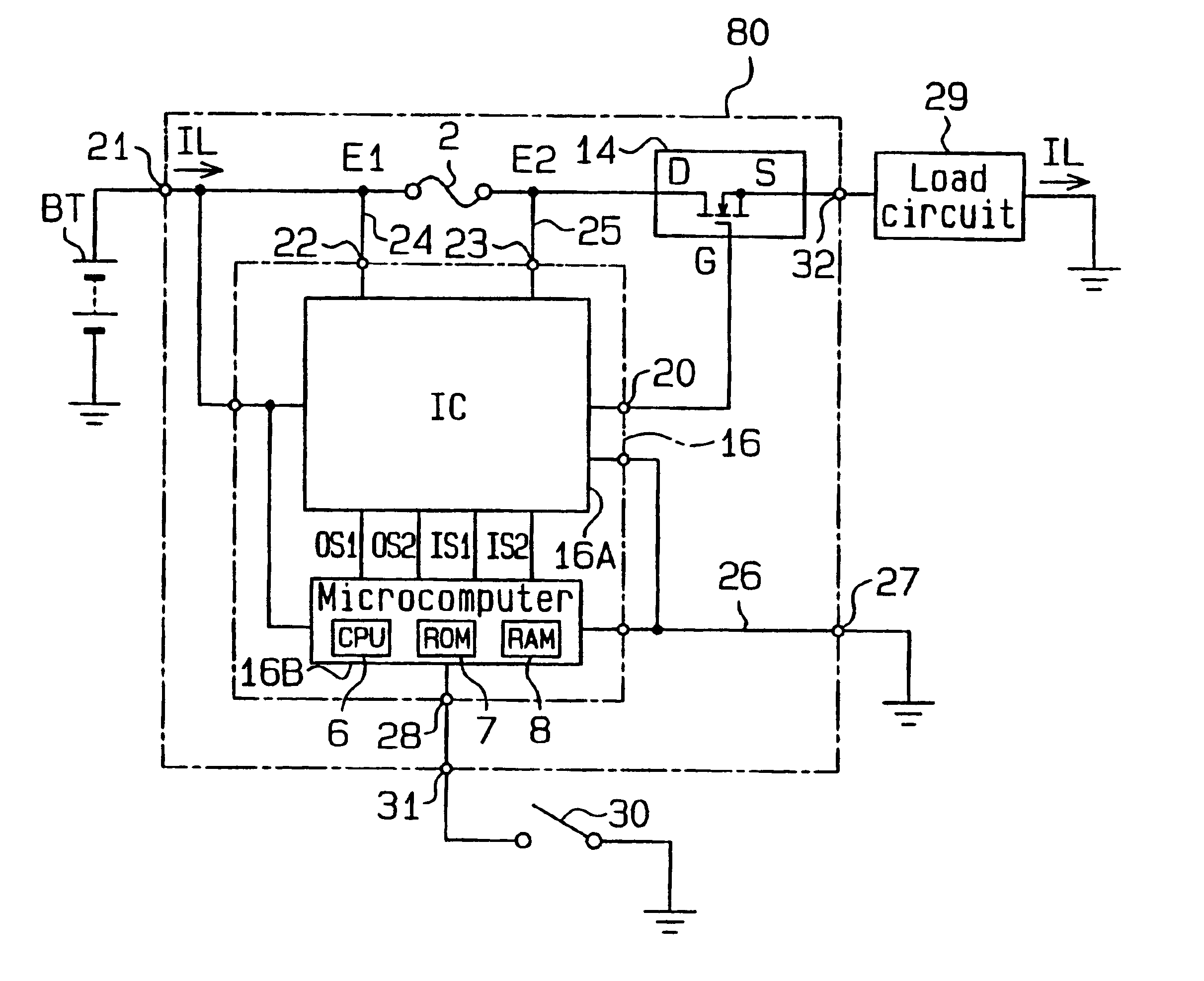 Device and method for determining intermittent short circuit