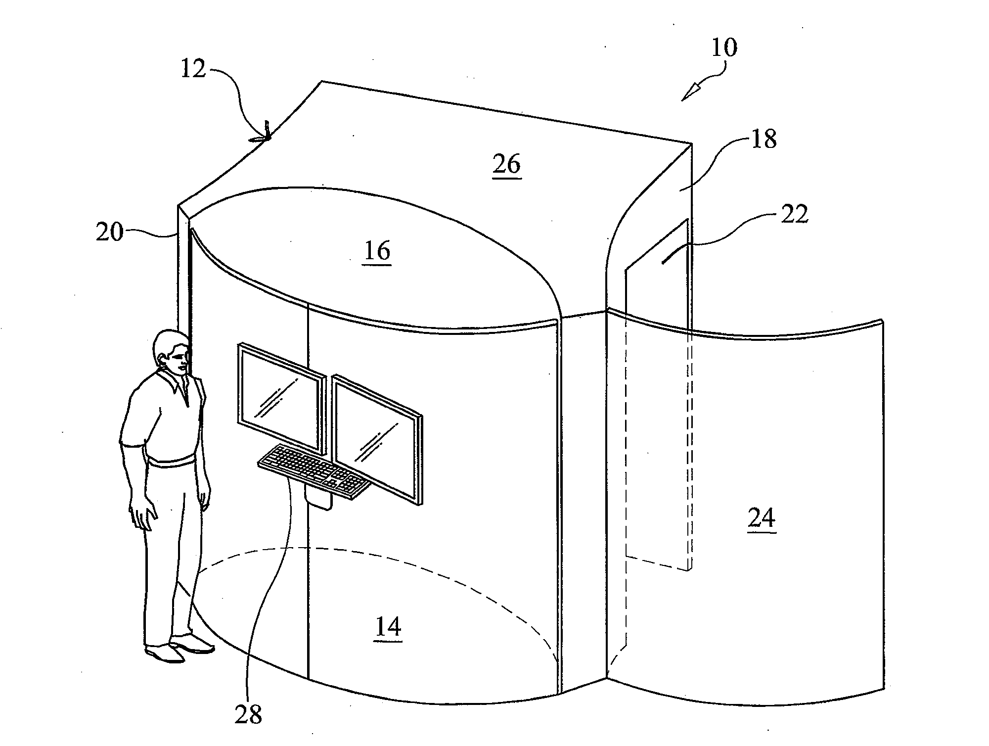 System and apparatus for automated total body imaging