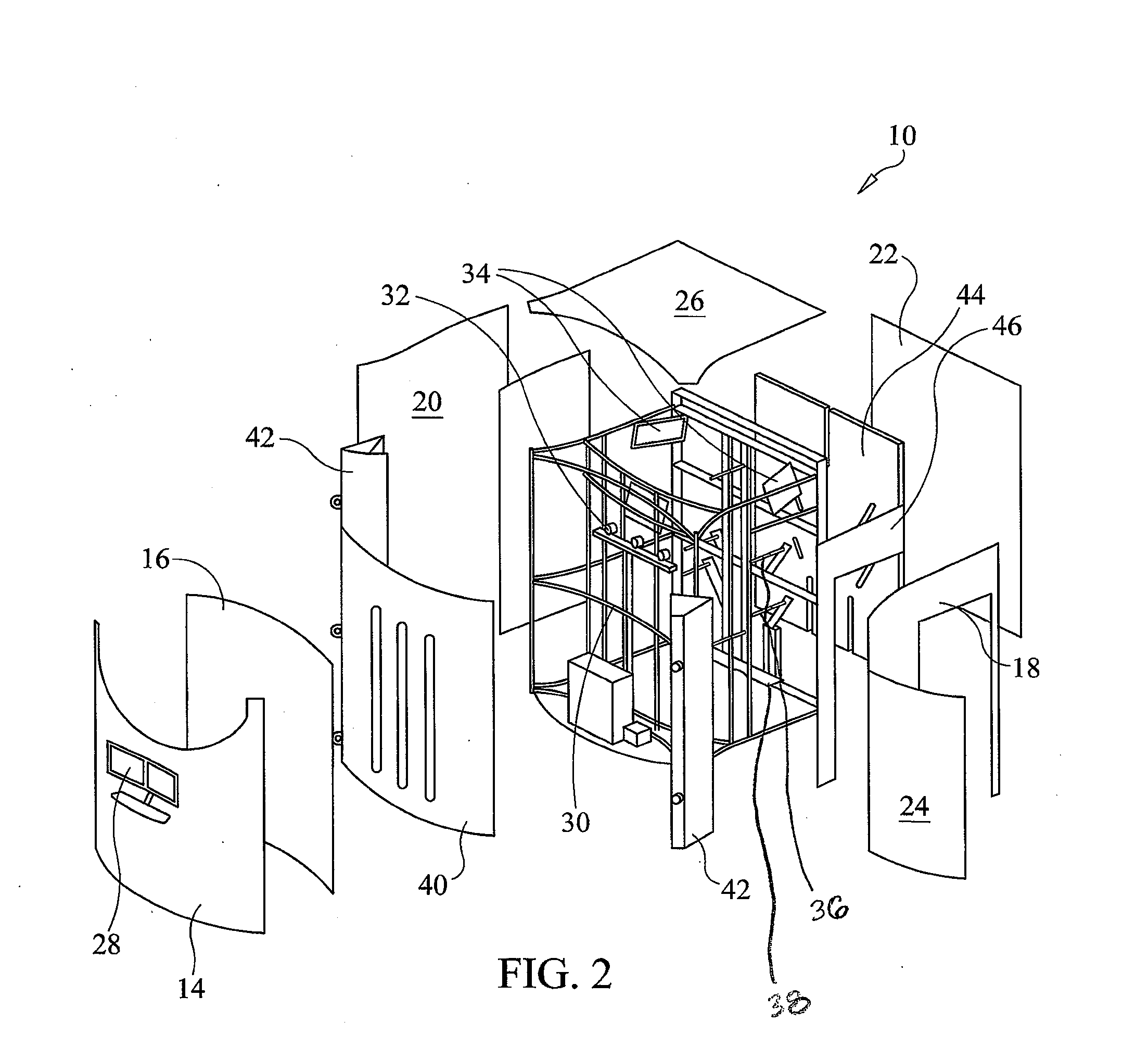 System and apparatus for automated total body imaging