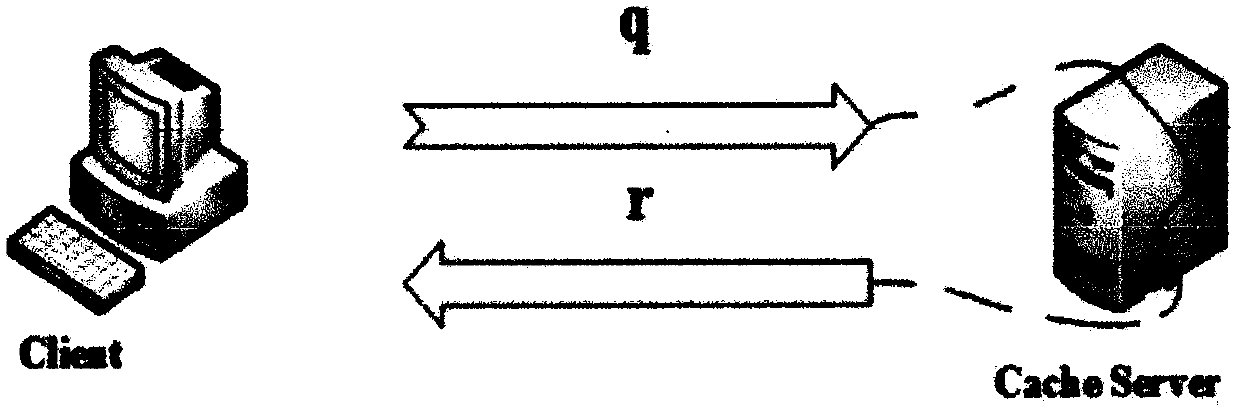 A domain name resolution method and system based on dns cache residency