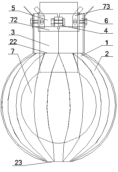 A large ball head size chrome plating device