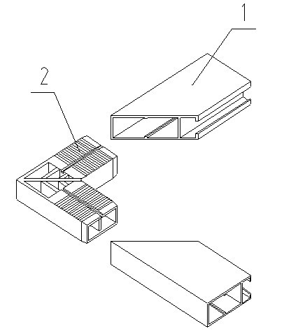 Connecting structure for corner brace and frame of all-aluminum furniture cabinet