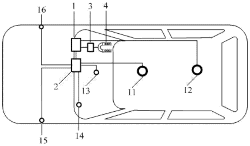 Test device and method for lane departure warning system