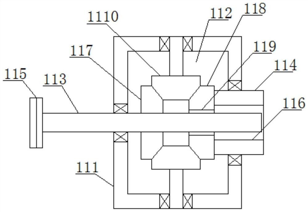 Coaxial reverse rotation type ventilation device