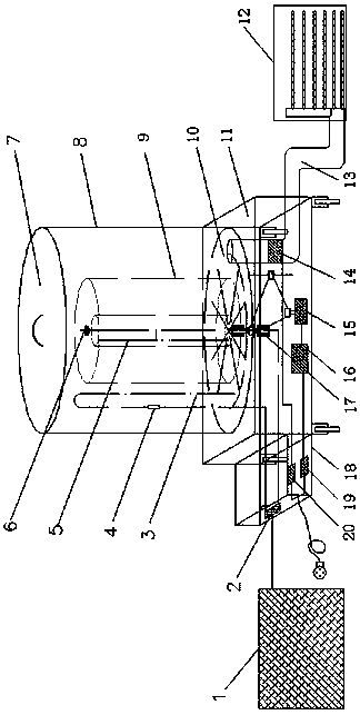 An engine air filter element cleaner