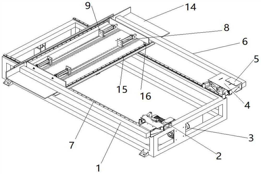 Anti-rust paper bottom pasting device in automatic packaging machine