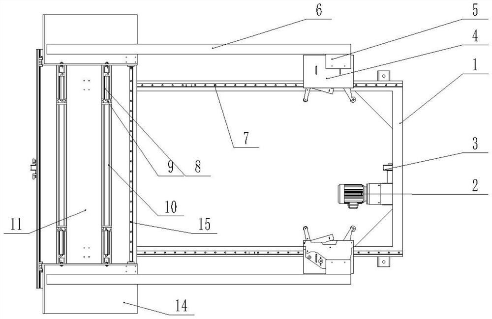 Anti-rust paper bottom pasting device in automatic packaging machine