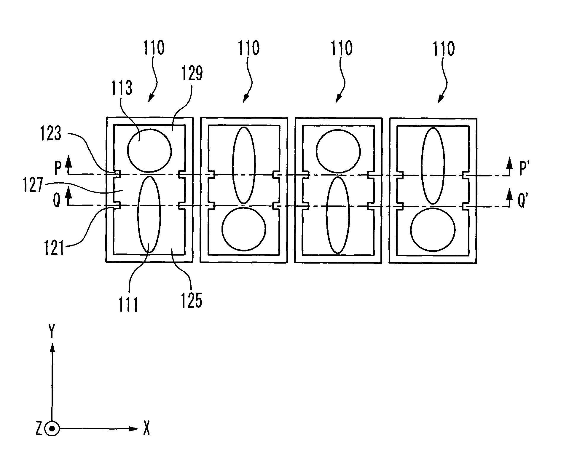 Semiconductor device with multiple designation marks
