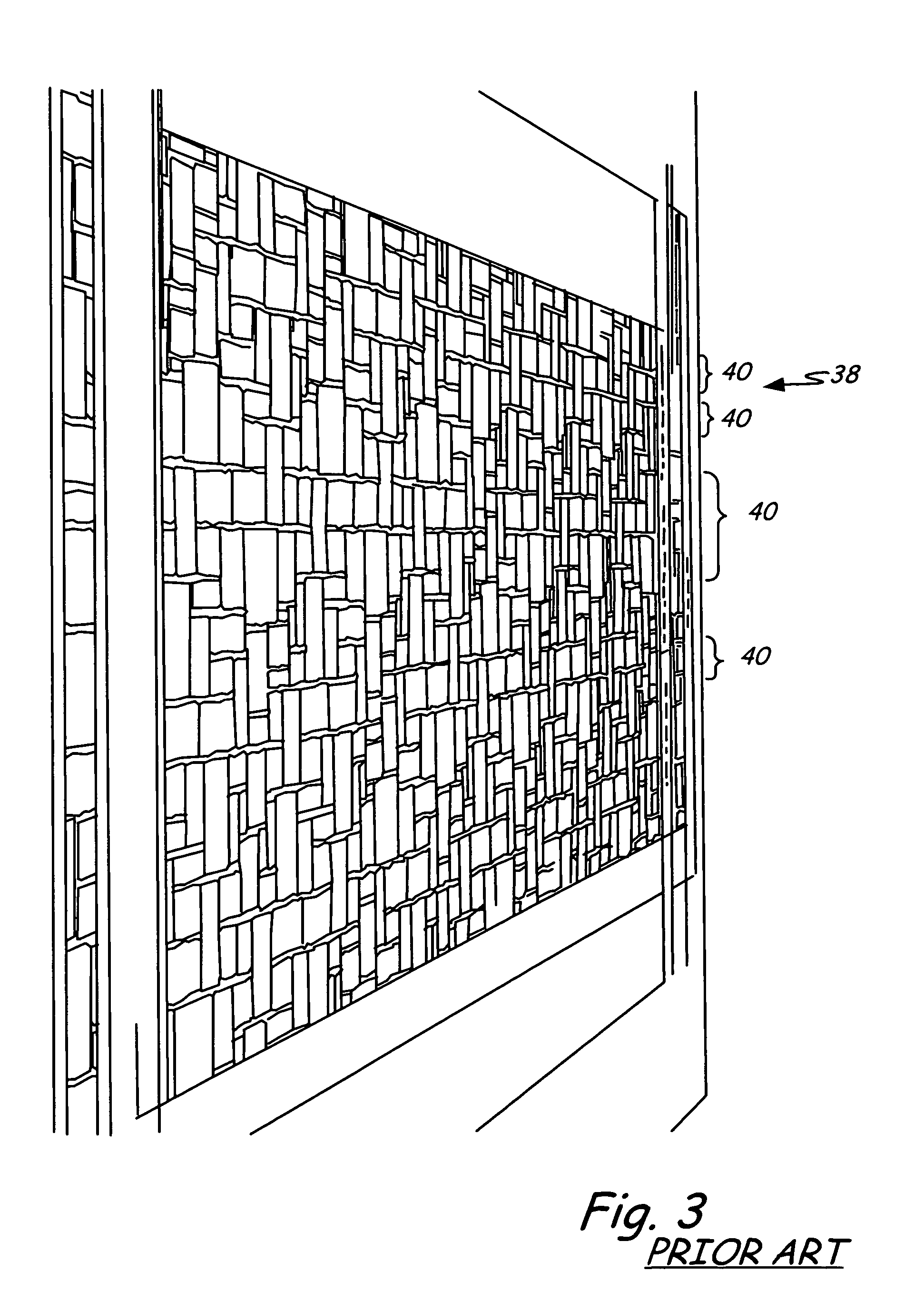Form liner with connection regions having a plurality of linear segments for creating a realistic stone wall pattern