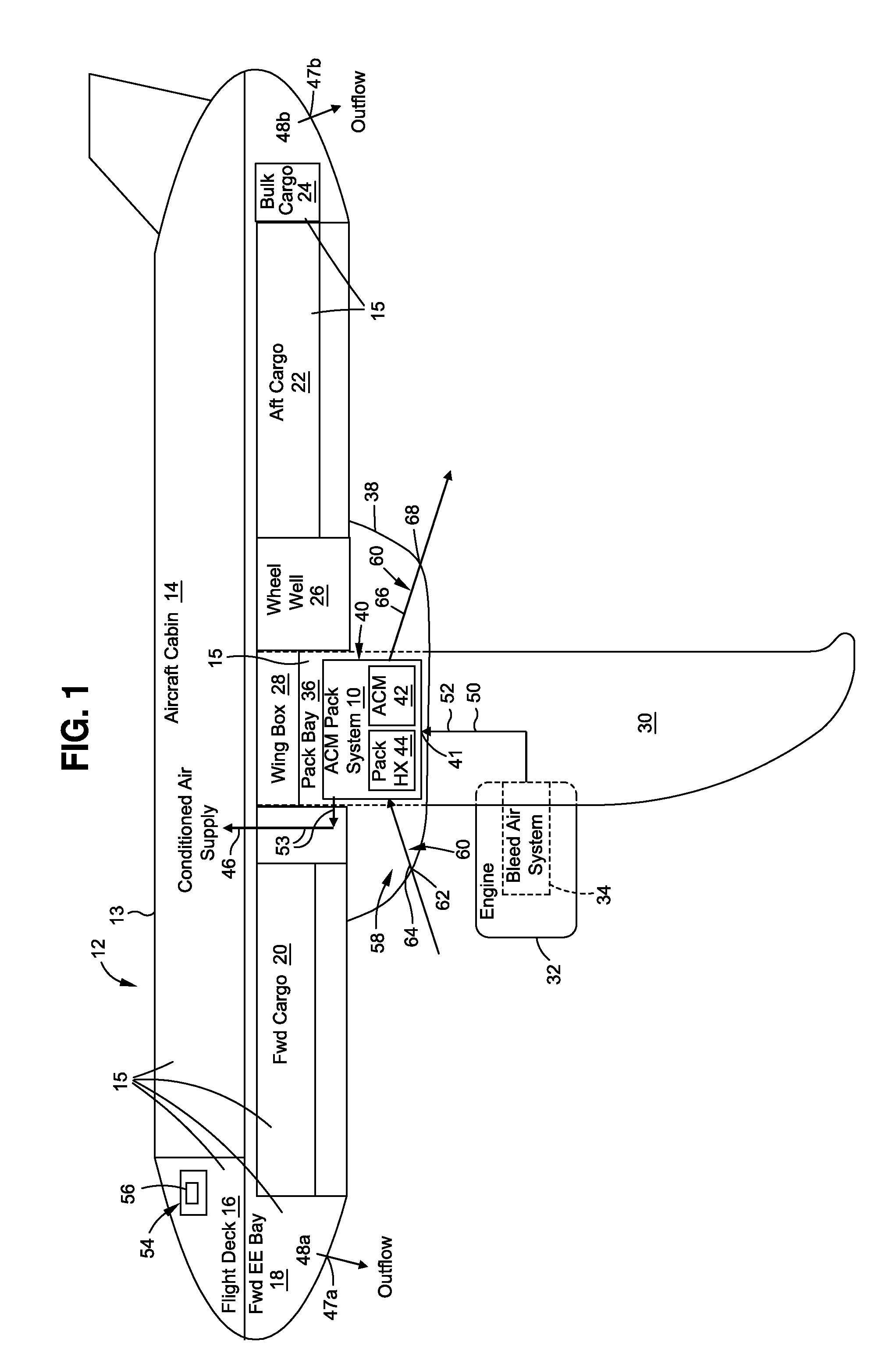 Air Cycle Machine Pack System and Method for Improving Low Inlet Pressure Cooling Performance
