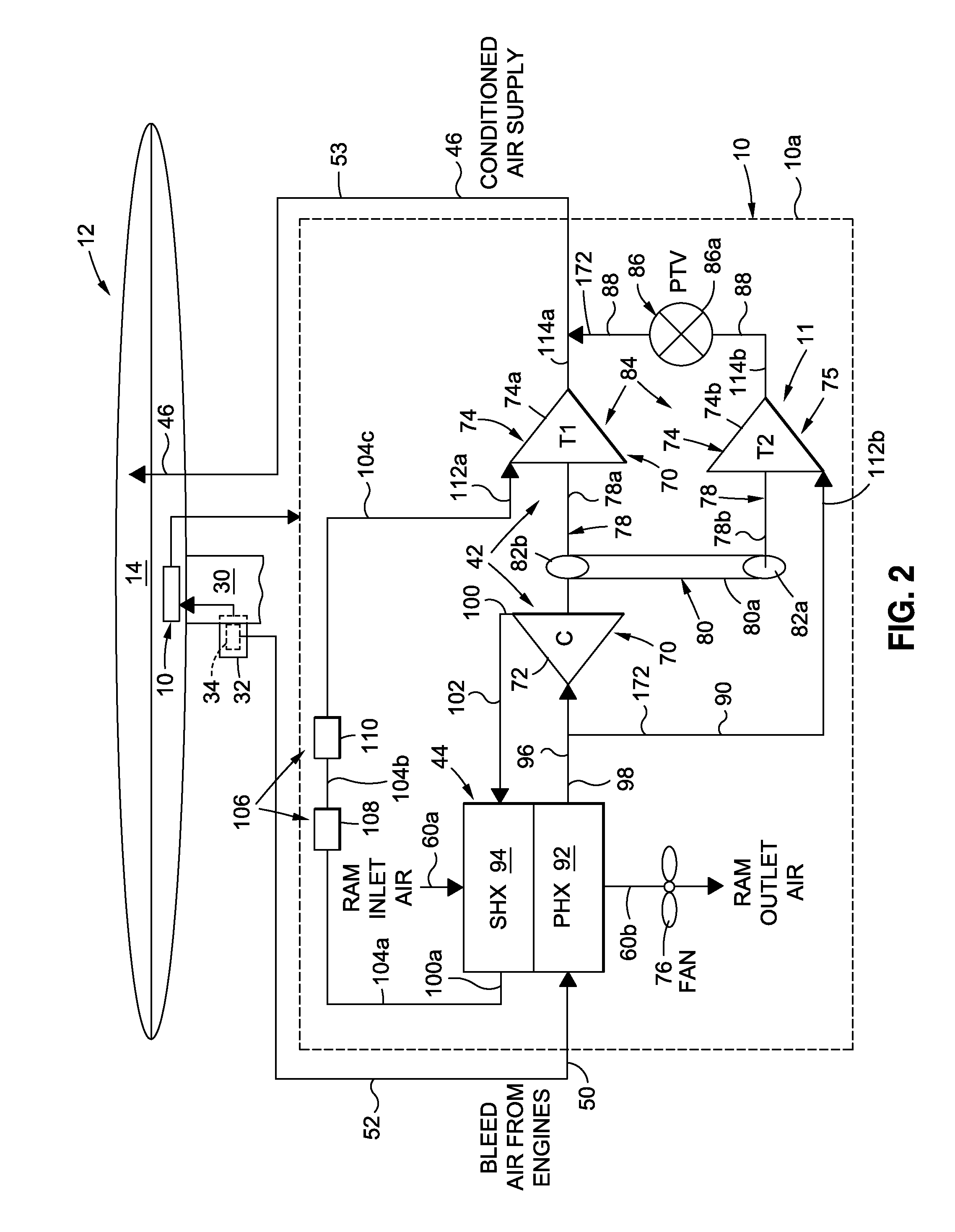 Air Cycle Machine Pack System and Method for Improving Low Inlet Pressure Cooling Performance