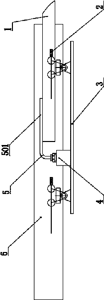Lock-up mechanism for slippage door and slippage door