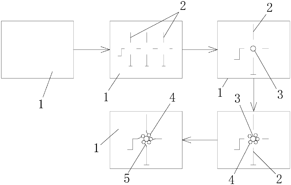 Large-scale processing integration method for atomic devices