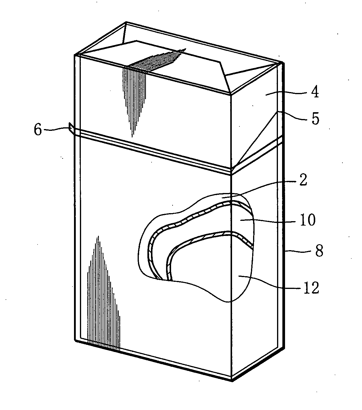Cigarette package and method of fabricating the same