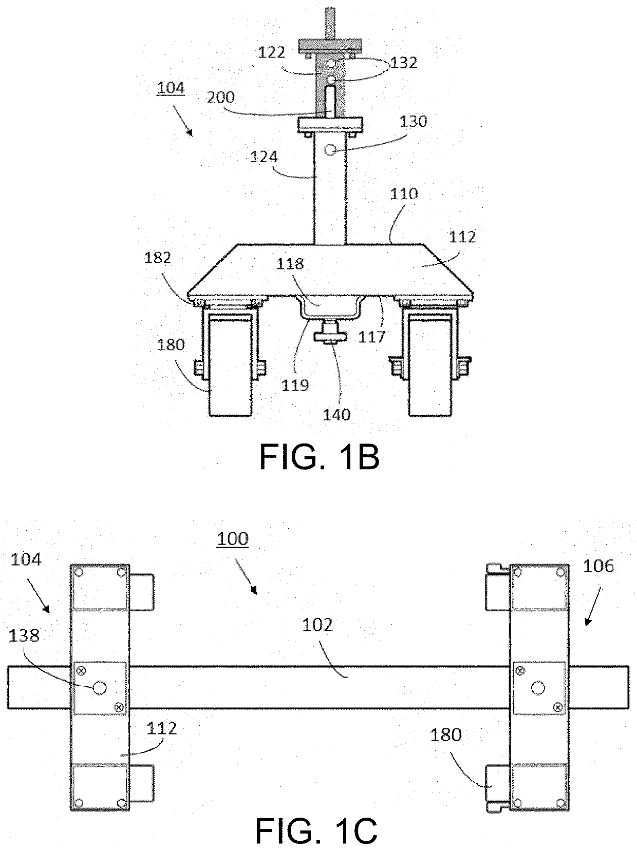 Electric vehicle battery support and transport assemblies