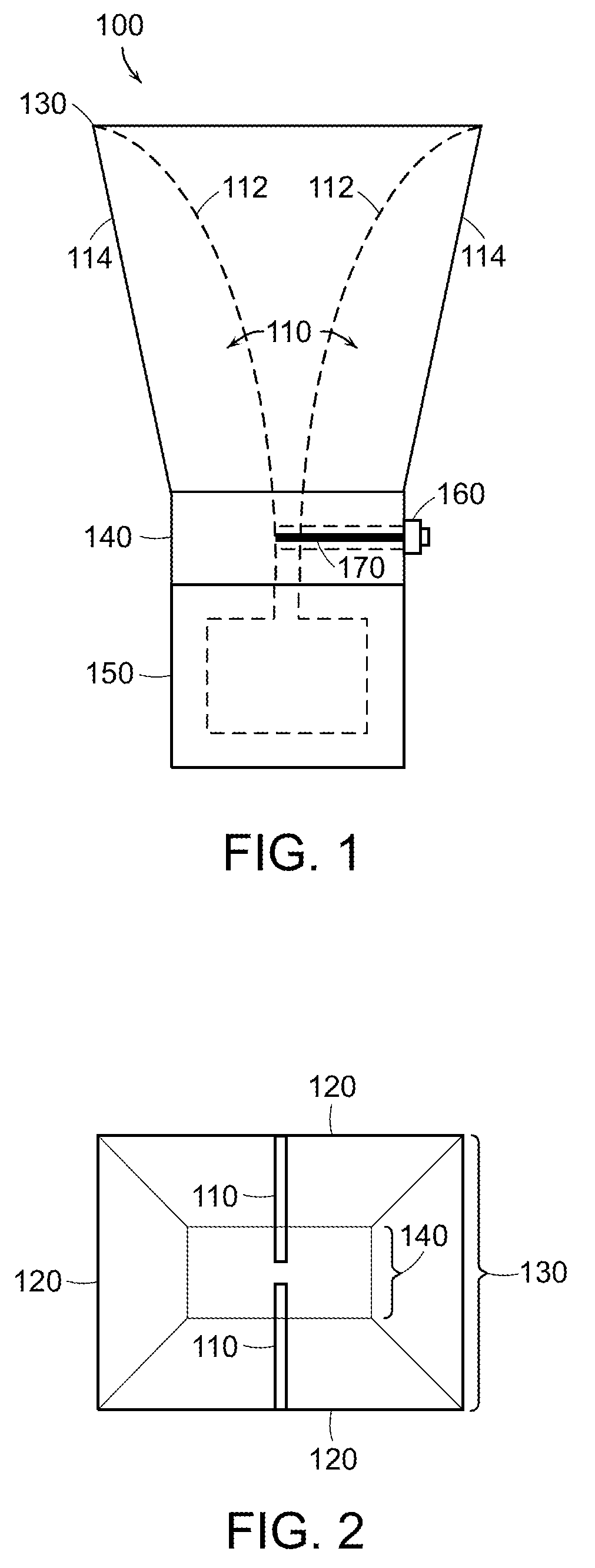 Horn Antenna with Integrated Impedance Matching Network for Improved Operating Frequency Range