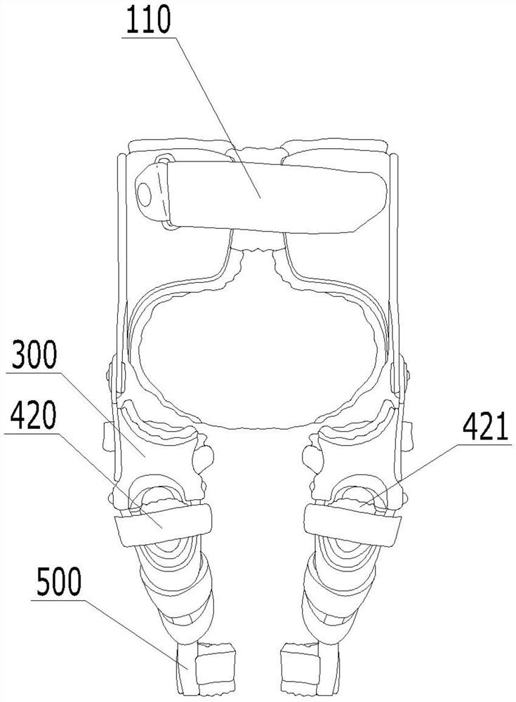 Pet walking aid provided with detachable ankles and capable of fixing hip joints