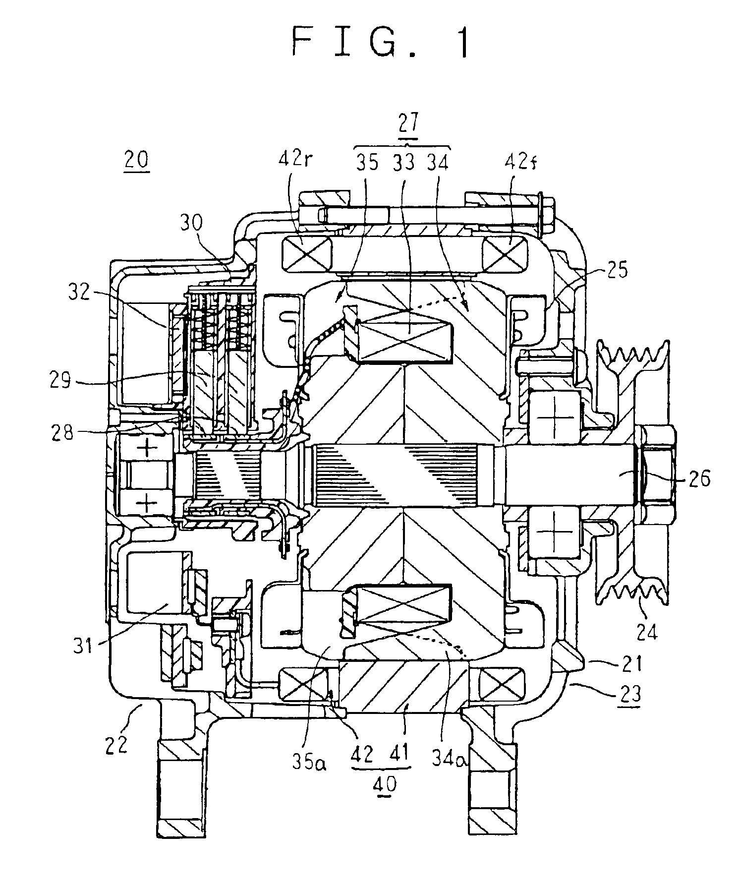 Stator for an alternator and method for the manufacture thereof
