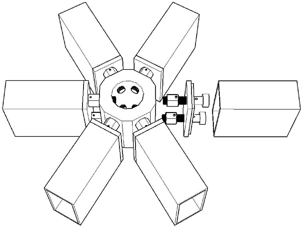 Assembly type hollow hub joint