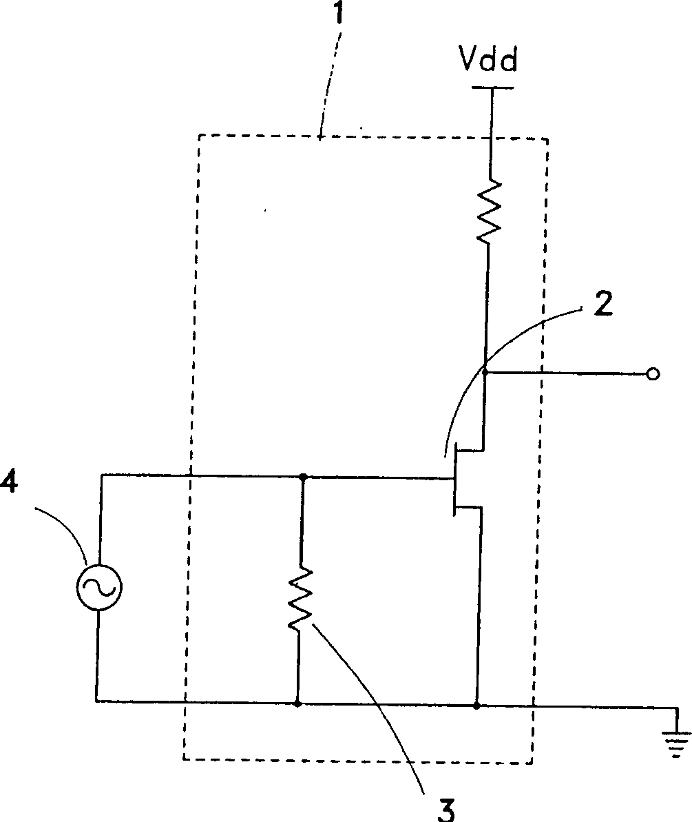 Impedance circuit of microphone preamplifier