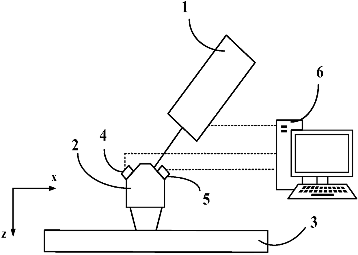 Diffraction grating heterodyne two-dimensional displacement measuring system and diffraction grating heterodyne two-dimensional displacement measuring method