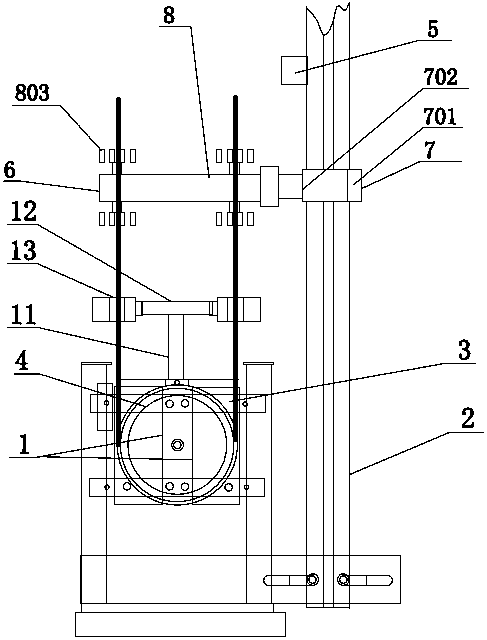 Auxiliary mechanism for elevator speed limiter tensioning device