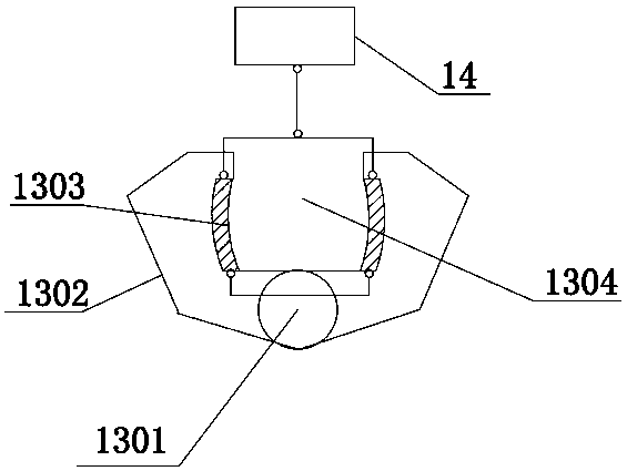 Auxiliary mechanism for elevator speed limiter tensioning device