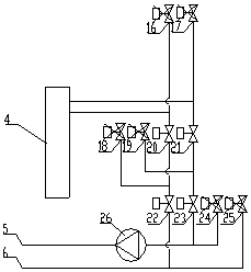 A modular integrated control pipeline solar ground source heat pump system