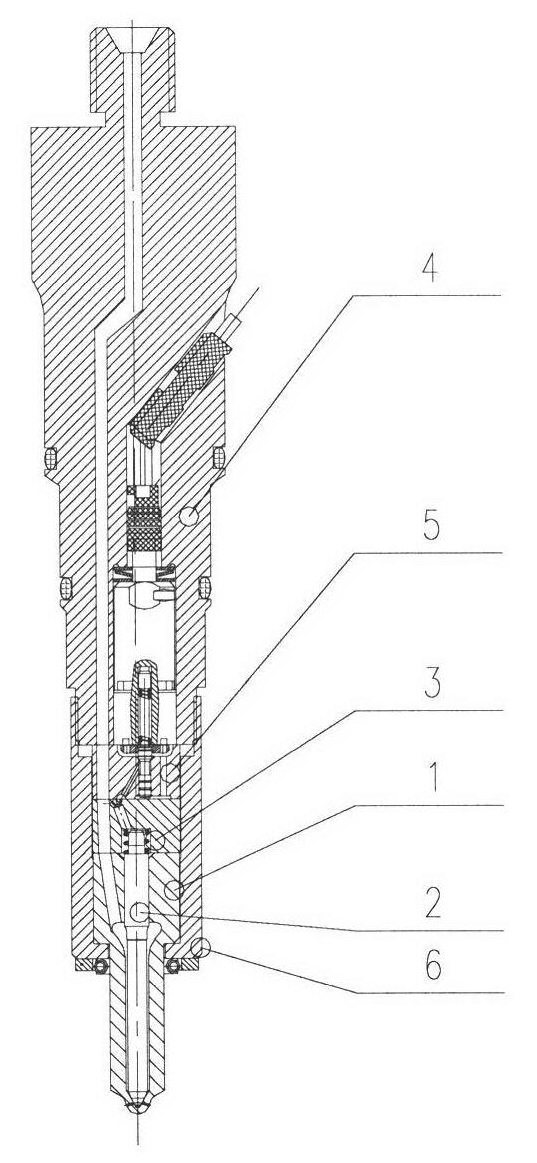 Injector nozzle matching parts for diesel engine