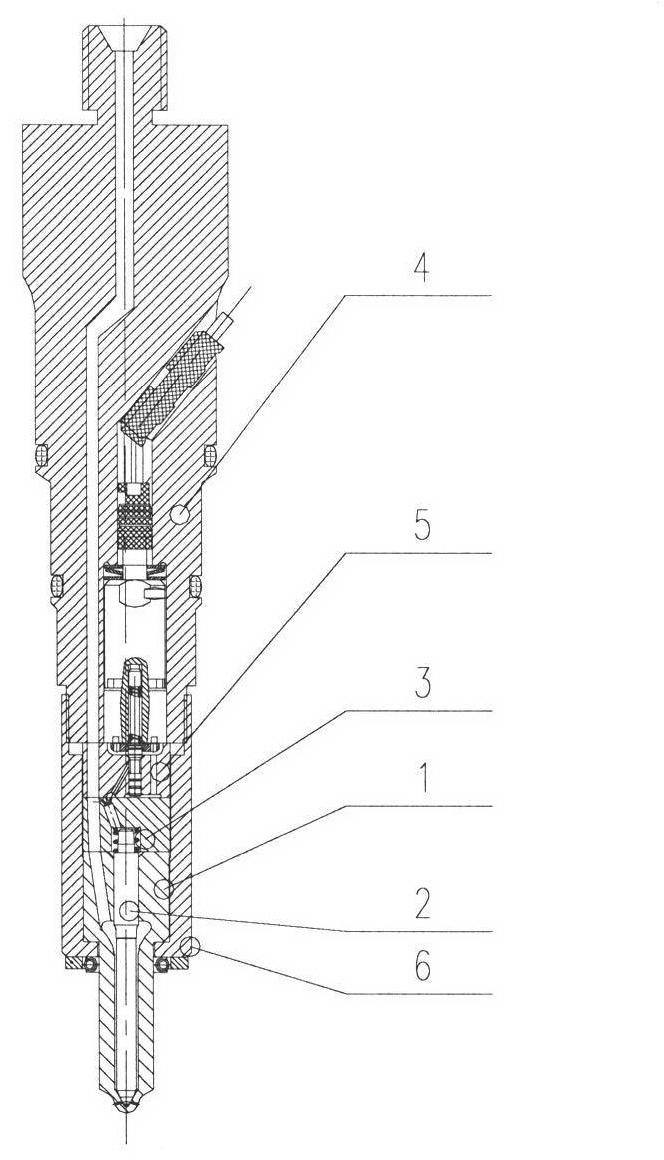 Injector nozzle matching parts for diesel engine