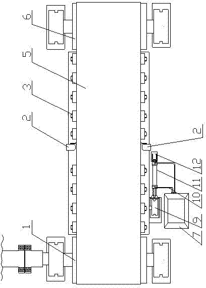 Self-checking control type belt deviation rectifying device