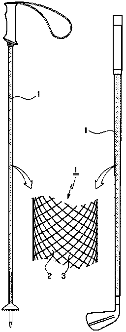 Method for manufacturing double-structure rod