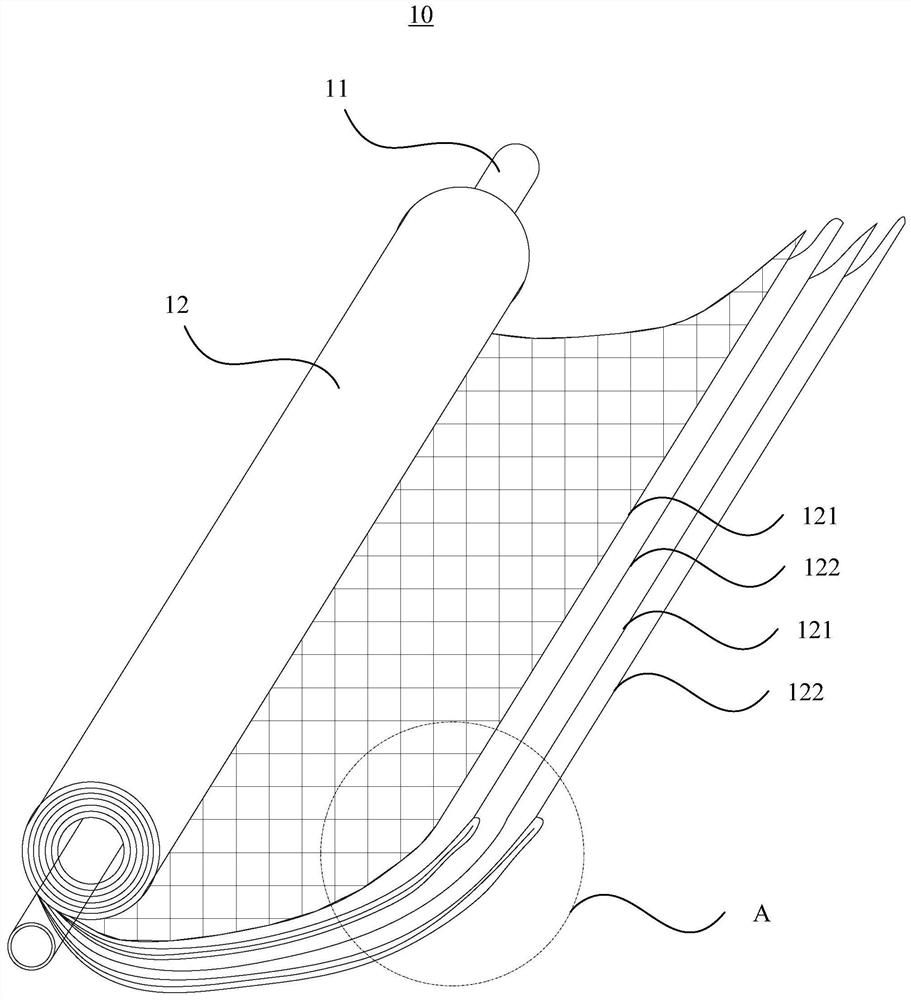 Manufacturing method of roll-type reverse osmosis membrane element