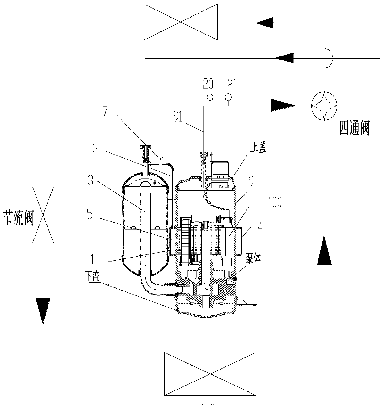 Compressor assembly, air conditioner and control method