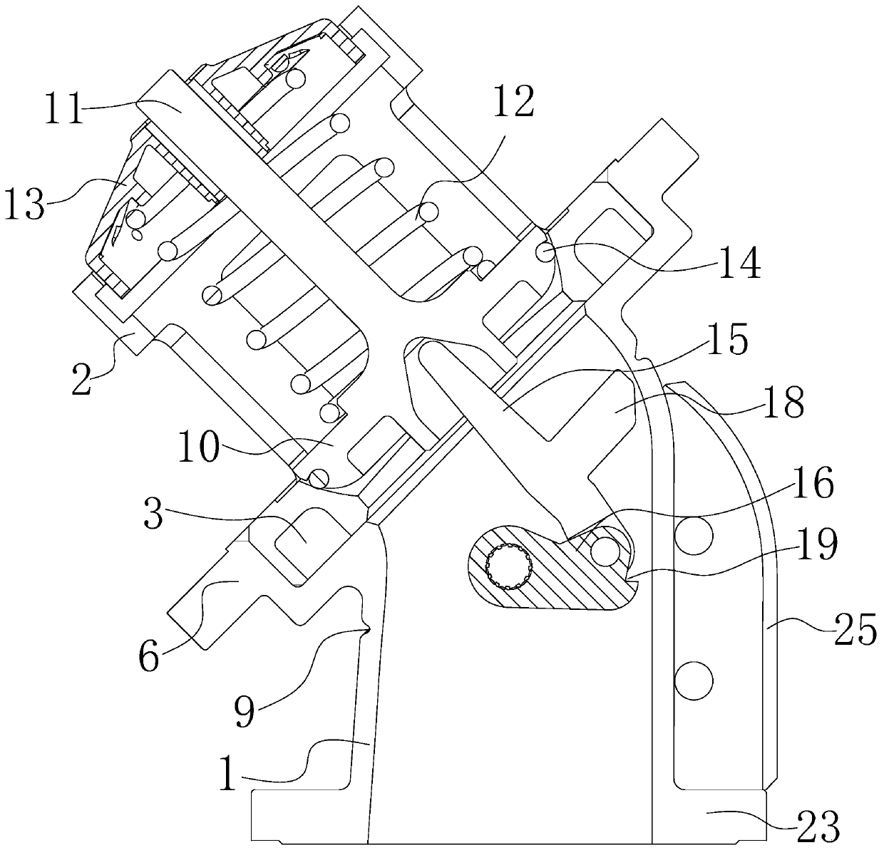 Emergency cut-off valve for chemical tanker