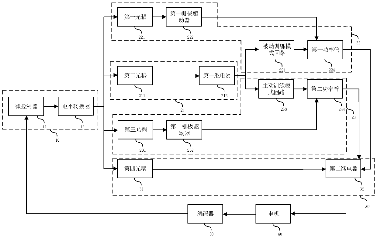 Control circuit of trainer and the trainer