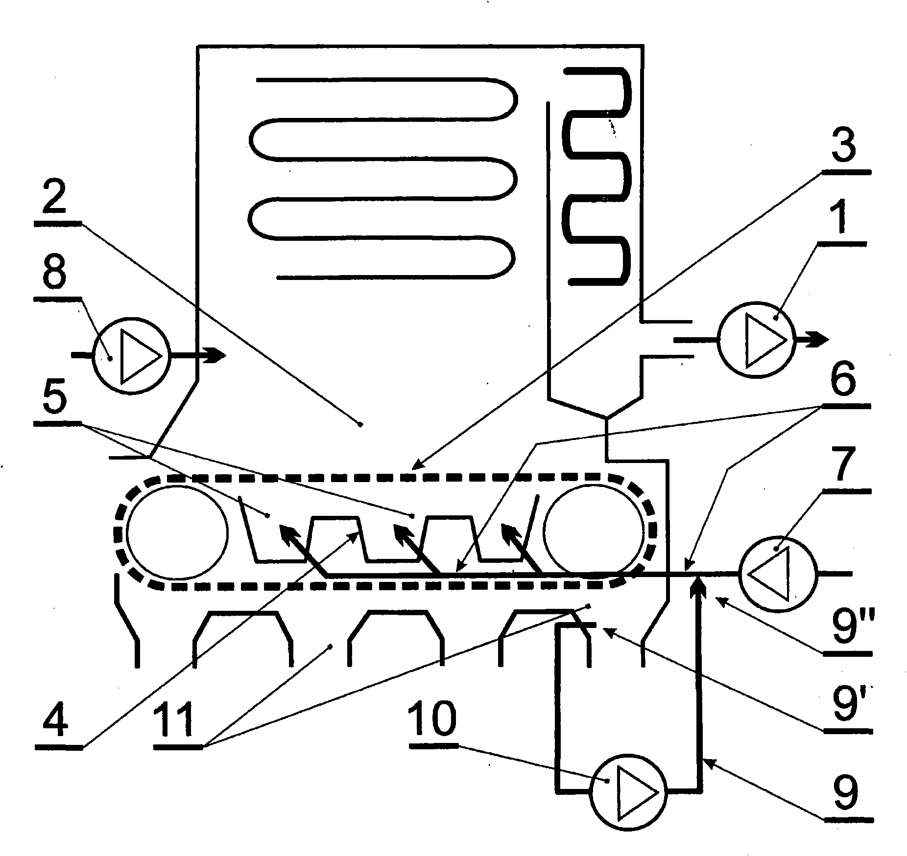 Stoker-fired boiler, a method of modernization of stoker-fired boilers and a method of elimination of uncontrolled leakages of air not taking part in the combustion process in a stoker-fired boiler