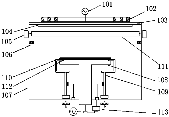 Material physical vapor deposition method and facility