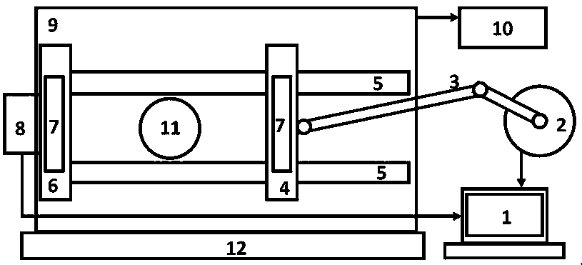 Time distinguishing and stretching device for small-angle neutron scattering spectrometer