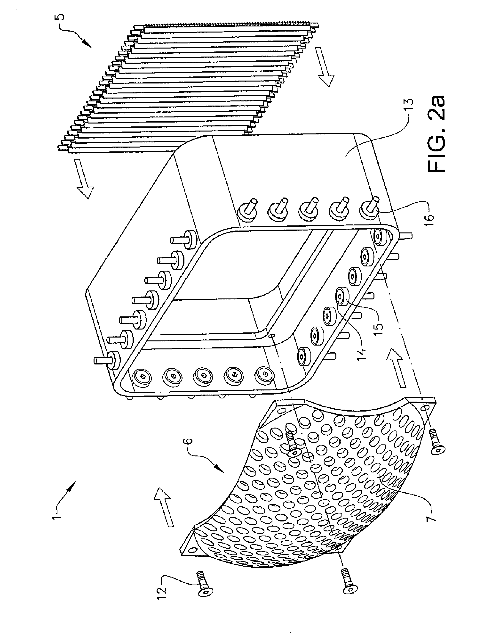 Air heater for an air inlet of an electric system