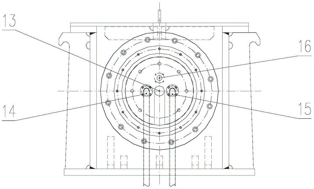 Passive shaft device of bag turner with circuit channel and air system and method of use thereof