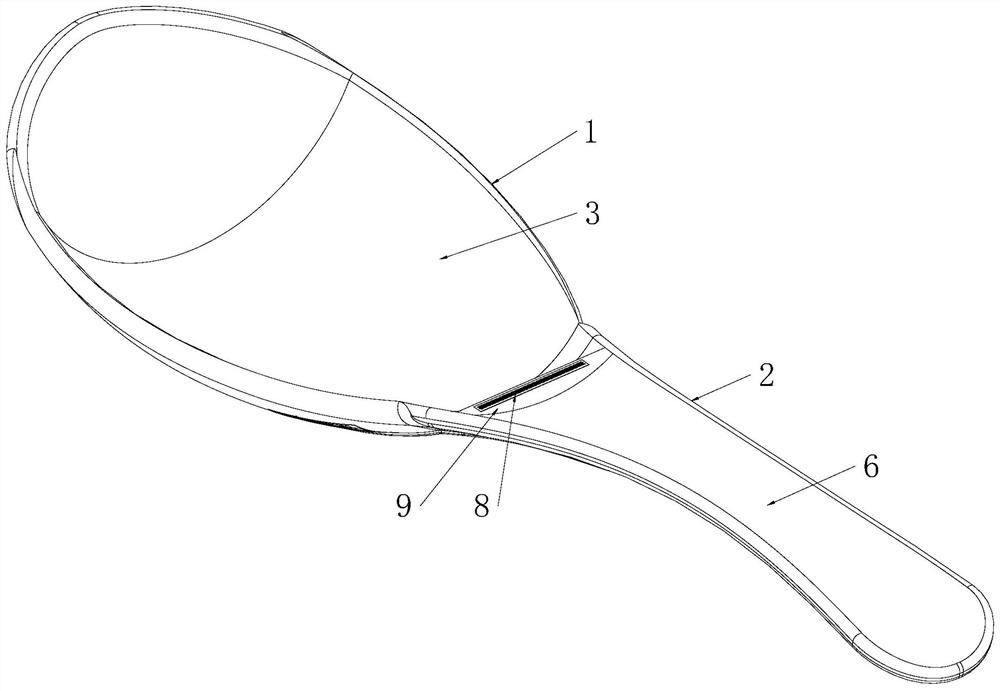 Spoon-shaped detachable scraping therapy device