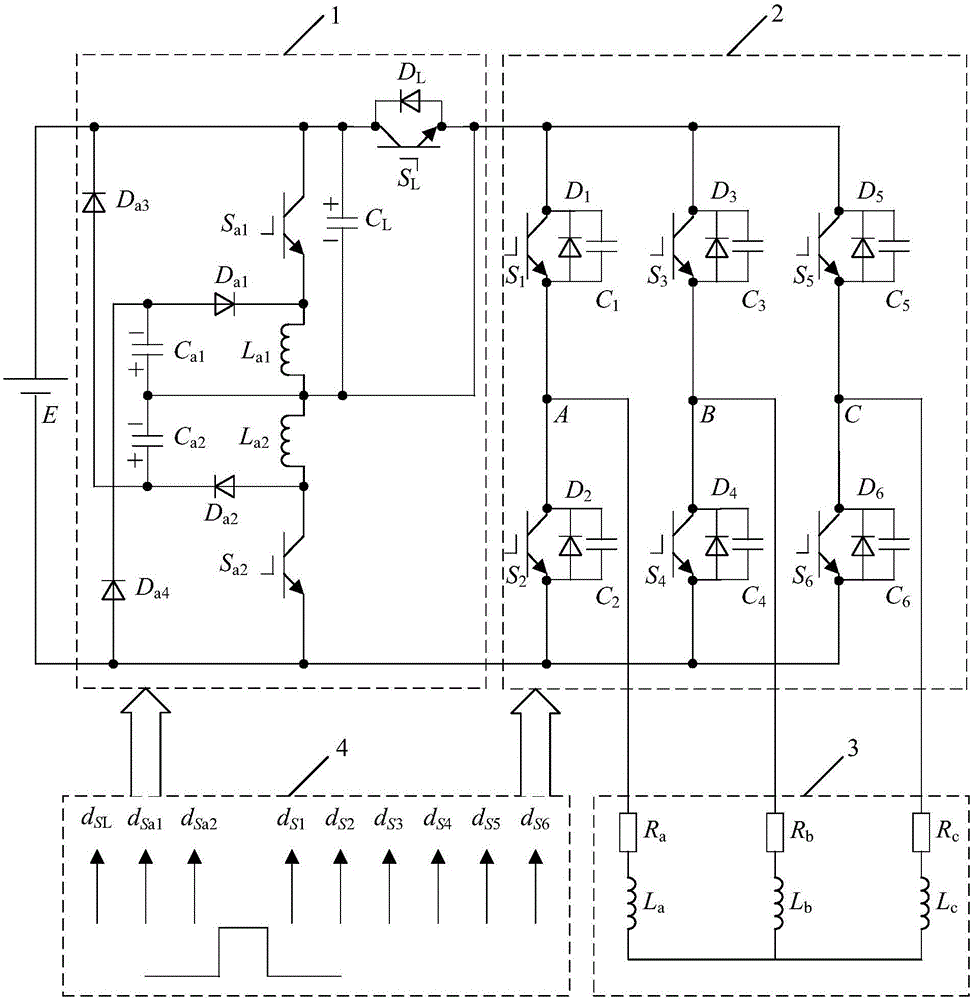 Novel resonant DC-link soft switching inverter and modulation method thereof