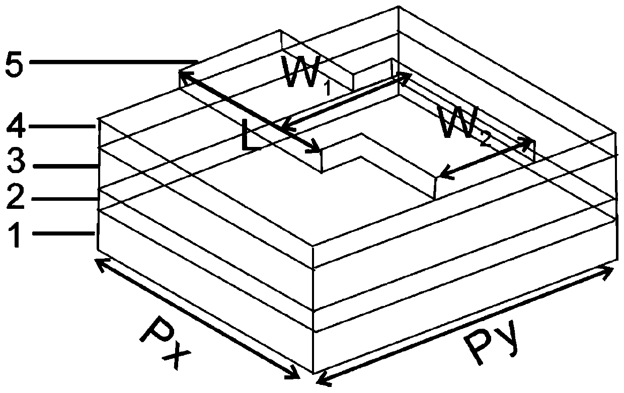 Integrated high extinction ratio infrared circular polarization detector and design method