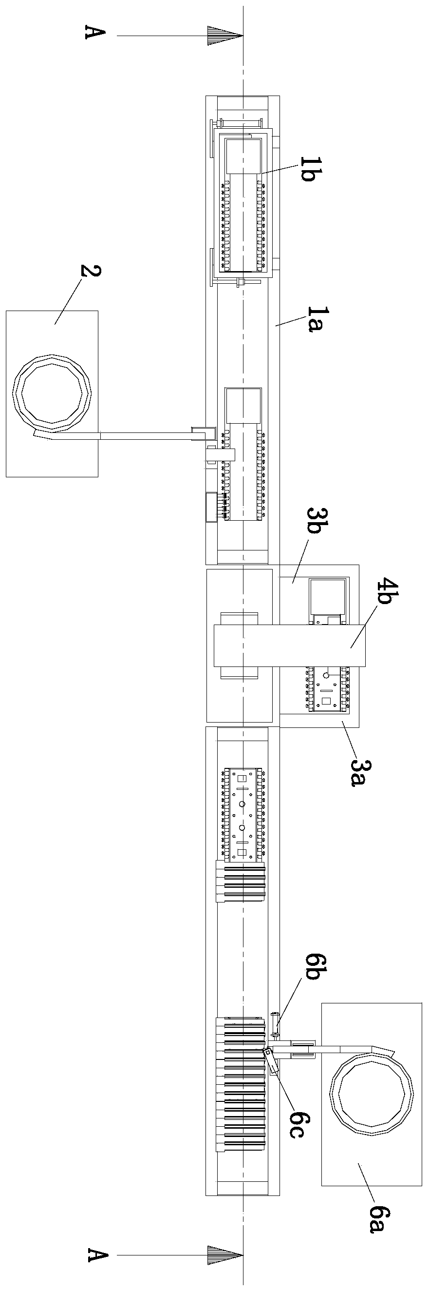 Electronic organ sound control spring automatic feeding assembly mechanism and assembly process