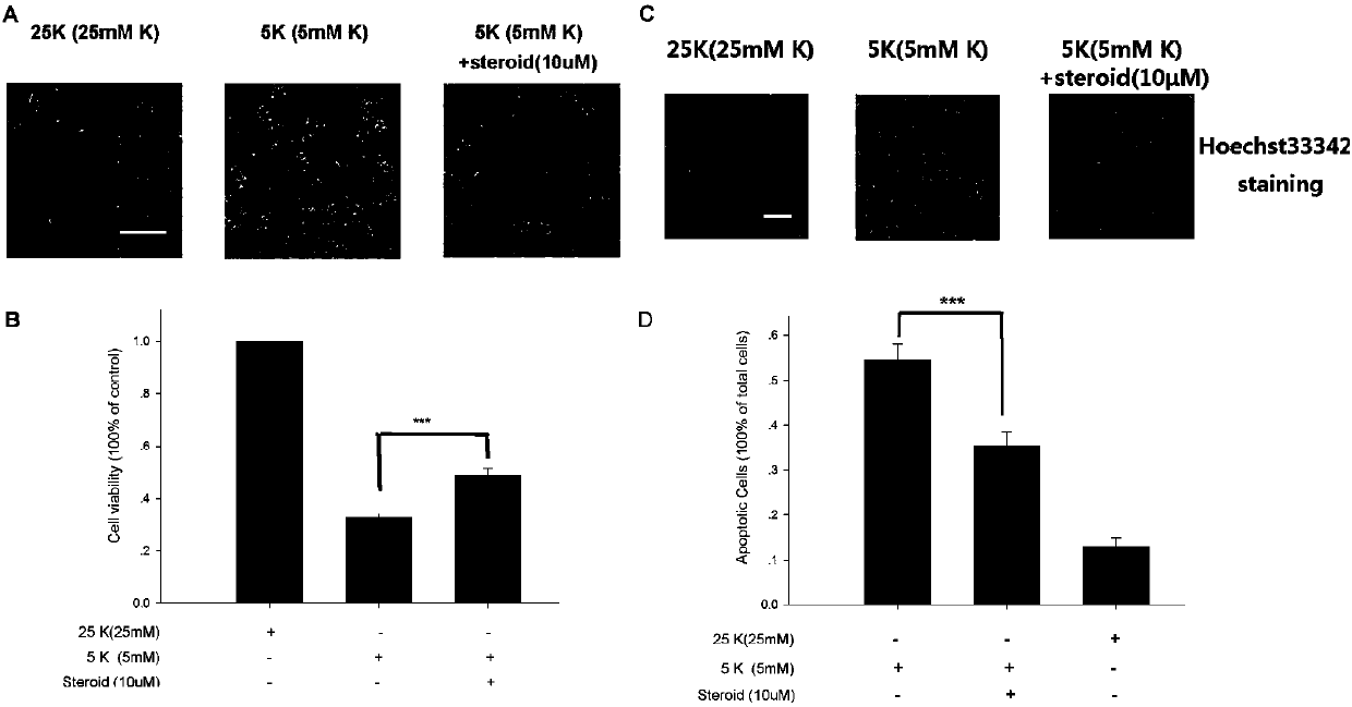 Application of cholest-4-ene-3,6-dione in preparing drug for treating or preventing neuron injury