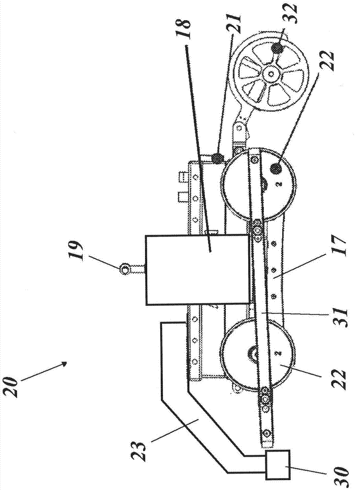 inspection vehicle for inspecting roughly cylindrical objects