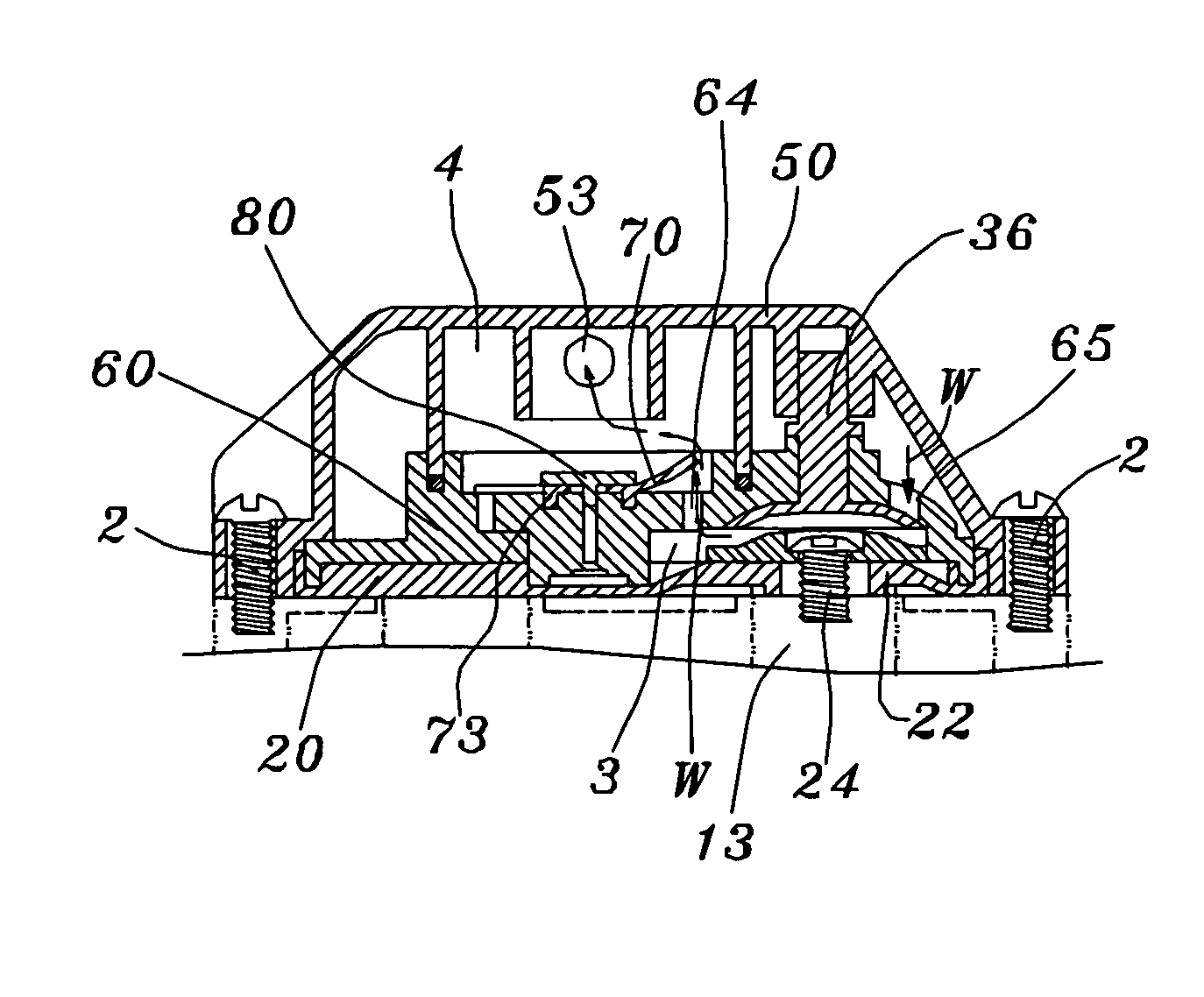 Construction improvement of the piston valve in compressing pump