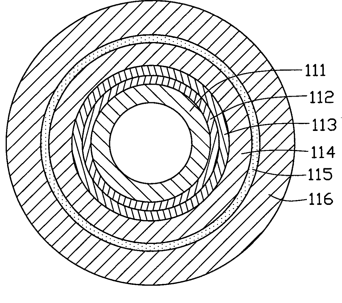 Method for making coaxial cable