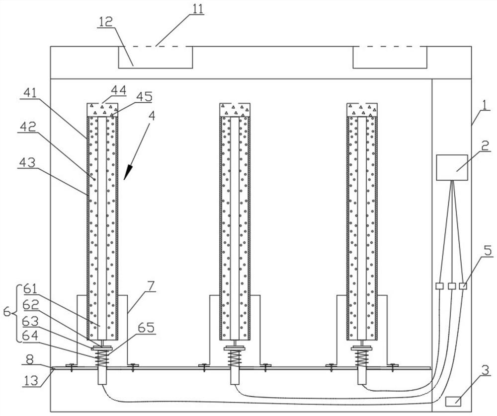 Self-produced oxygen new energy battery and oxygen production control method